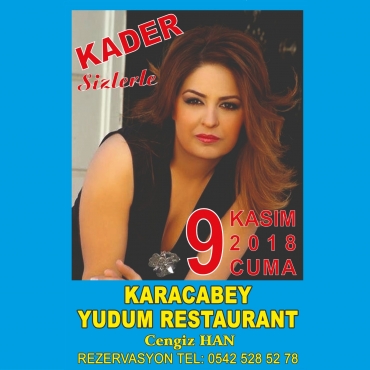 Kader 9 Kasım 2018 Bursa Karacabey Konseri