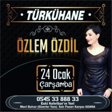 Özlem Özdil 24 Ocak 2018 Adana Türkühane'de